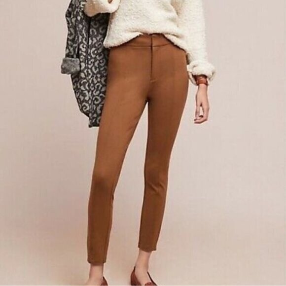 Anthropologie Pants - Anthropologie The Essential Slim Cropped Pants Size 10